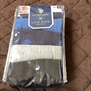 U.S Polo Assn. low rise briefs 5pk